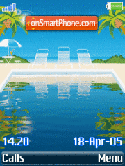 Near The Pool Animated theme screenshot