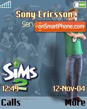 Capture d'écran Sims 2 thème