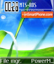 Скриншот темы Series60 Vista