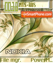 Capture d'écran Nokia Naturals thème