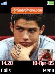 Capture d'écran C.Ronaldo thème