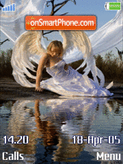 Angel Animated tema screenshot