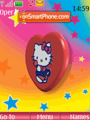 Animated kitty tema screenshot