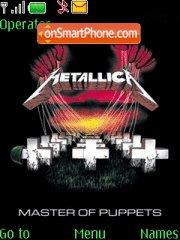 Capture d'écran Metallica thème