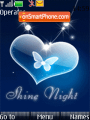 Animated shine night Theme-Screenshot