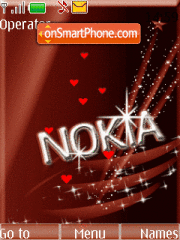 Animated Nokia es el tema de pantalla