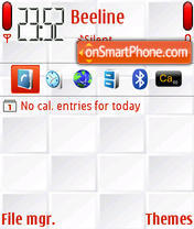 Cube Red theme screenshot