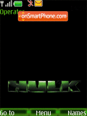 Hulk animated theme screenshot