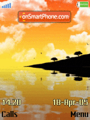 Capture d'écran Yellow River thème