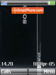 Sony Ericsson Cybershot tema screenshot