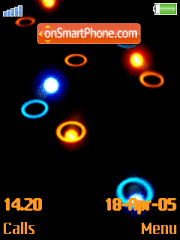 Moving Planets theme screenshot