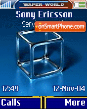 Animated Cube 1 theme screenshot
