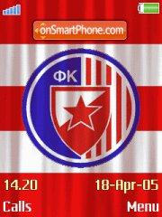 FC Red Star Belgrade theme screenshot