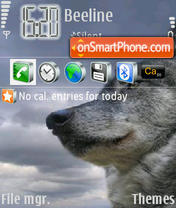 Скриншот темы Wolf 08