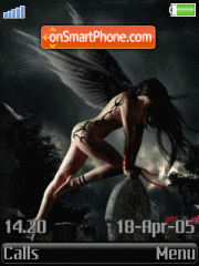 Animated Dark Angel theme screenshot