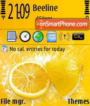 Скриншот темы Lemons
