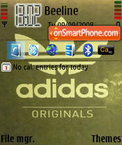 Adidas Logo tema screenshot