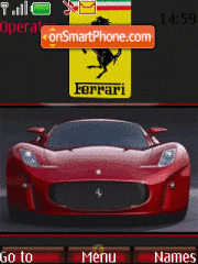 Capture d'écran Ferrari Animated thème