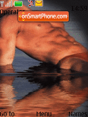 Man In Water theme screenshot