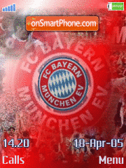 Animated Fc Bayern tema screenshot