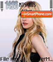 Скриншот темы Avril Lavigne V2 01