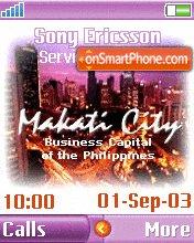 Capture d'écran Makati City thème