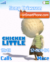 Скриншот темы Chicken Little Animated