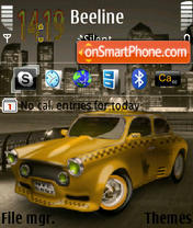 Capture d'écran Yellow Cab thème