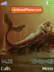 Sea Girl Animated theme screenshot