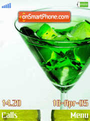 Animated Drink tema screenshot