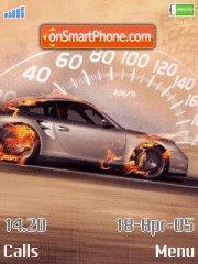 Capture d'écran Porsche Fire thème