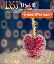 Capture d'écran Sweet Cherry thème