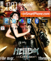 Hellboy 03 tema screenshot