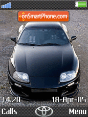 Capture d'écran RU Toyota Supra thème
