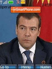 D.Medvedev es el tema de pantalla