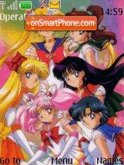 Скриншот темы Sailor Moon 01