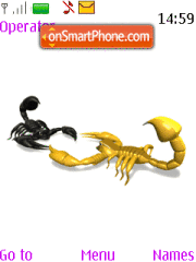Скриншот темы Fighting Scorpions