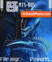 Aliens theme screenshot