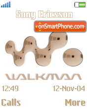 Walkman Animated 04 tema screenshot