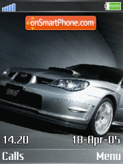 Subaru Impreza Animated tema screenshot