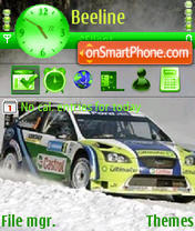 Sports Car theme screenshot