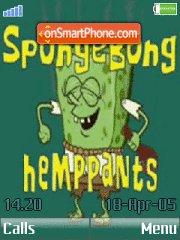 Spongebong Hemppants tema screenshot