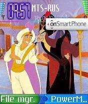 Скриншот темы Disney Aladdin
