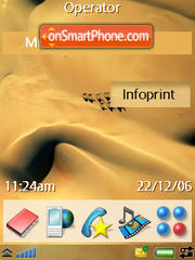 Capture d'écran Saharan Dunes thème