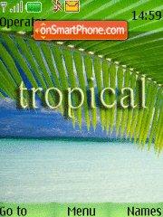 Tropical 01 es el tema de pantalla