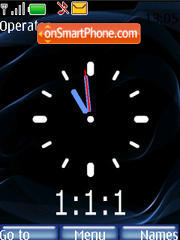 Abstract Clock Theme-Screenshot