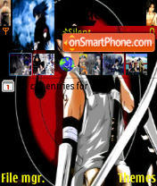 Скриншот темы Sasuke World