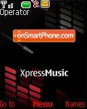 Nokia Xpress Music Red Theme-Screenshot