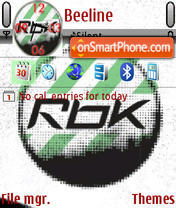 Reebok 01 theme screenshot