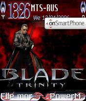 Blade 3 Trinity With New Clock tema screenshot